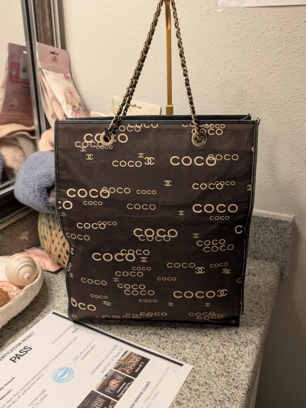 Chanel Coco Long Tote